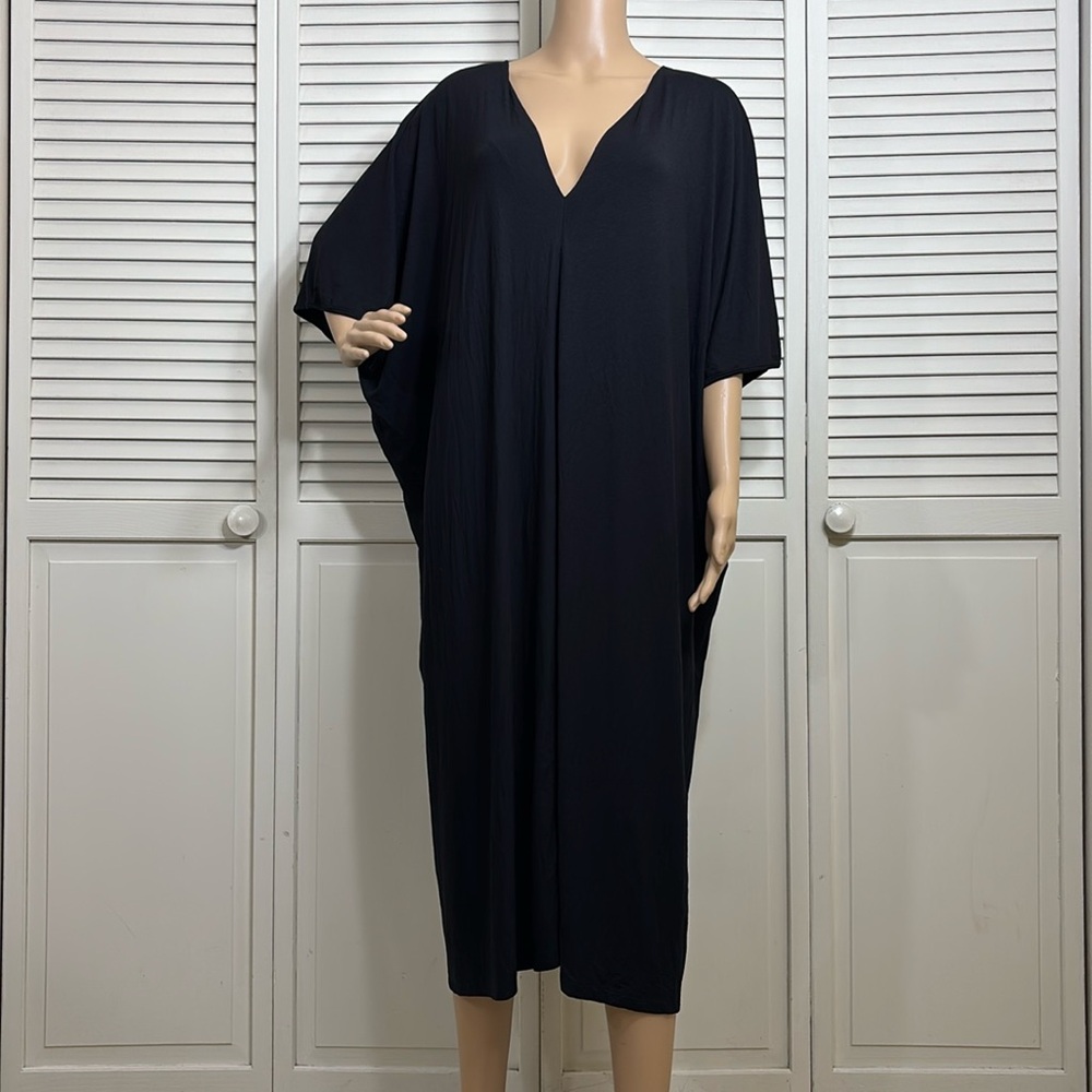 NWT Universal Standard Women's Plus Teresa Liquid Jersey V-Neck Dress Size 4X - Picture 5 of 15